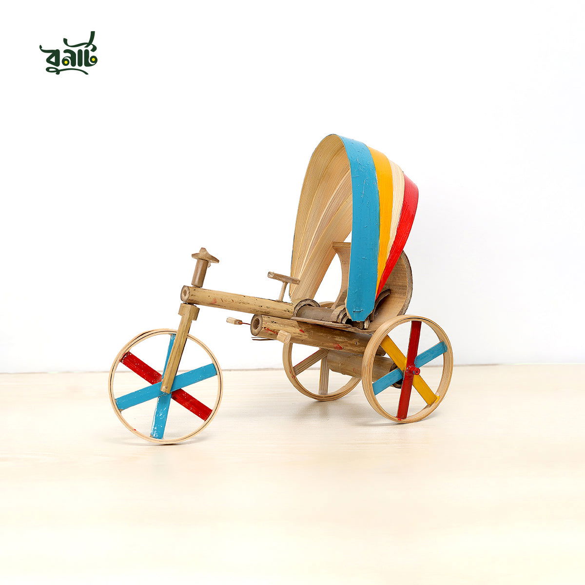 Hand paint Showpiece  Rickshaw - Bonart