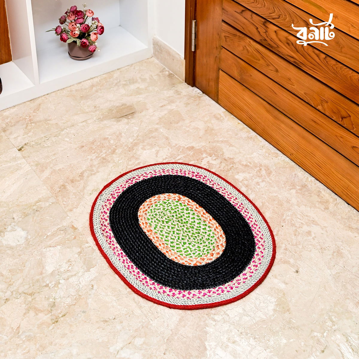 Jute Oval Door Mat - Bonart