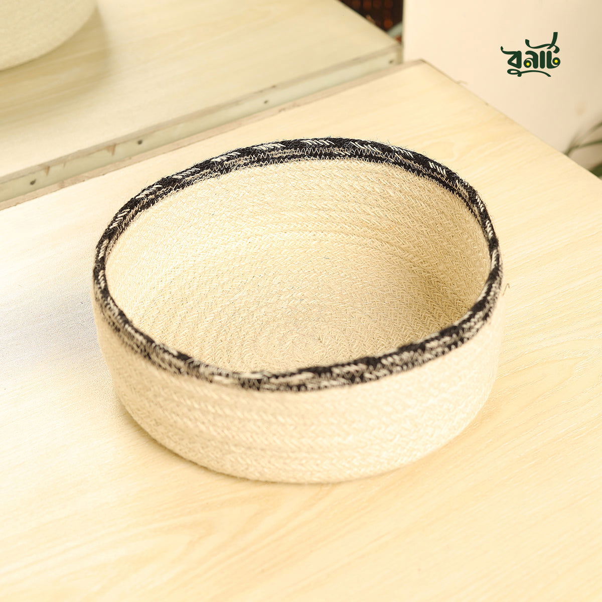 Jute Round Jewelry Tray - Bonart