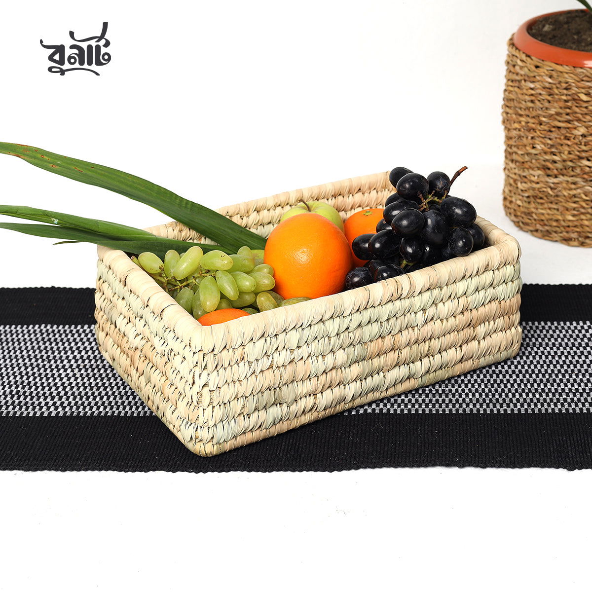 Palm Leaf Organizer Basket - Bonart