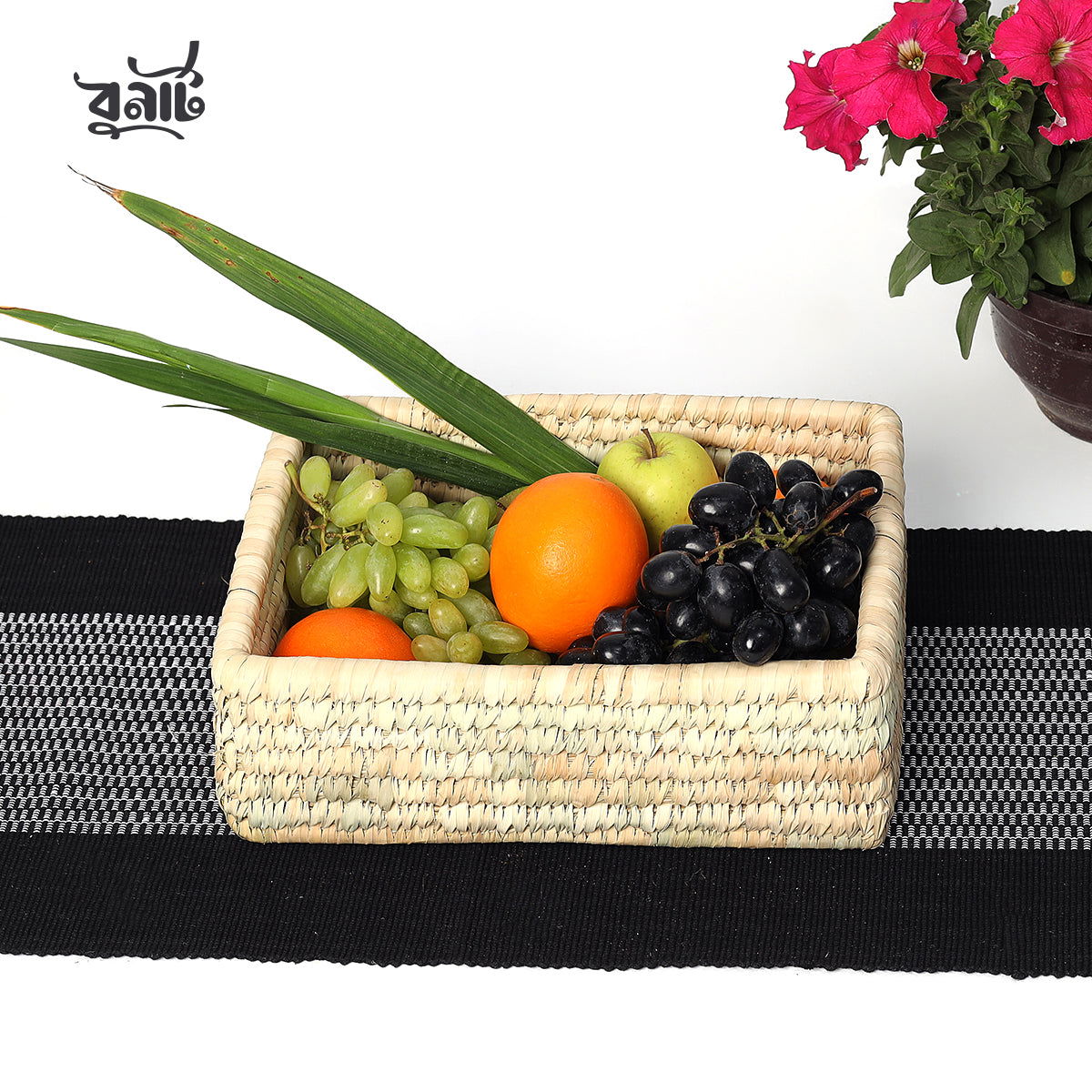 Palm Leaf Organizer Basket - Bonart