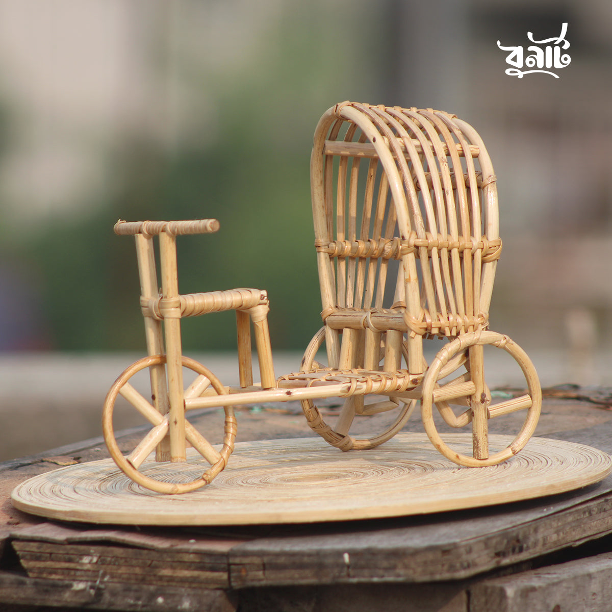 Cane Hand Made Rickshaw