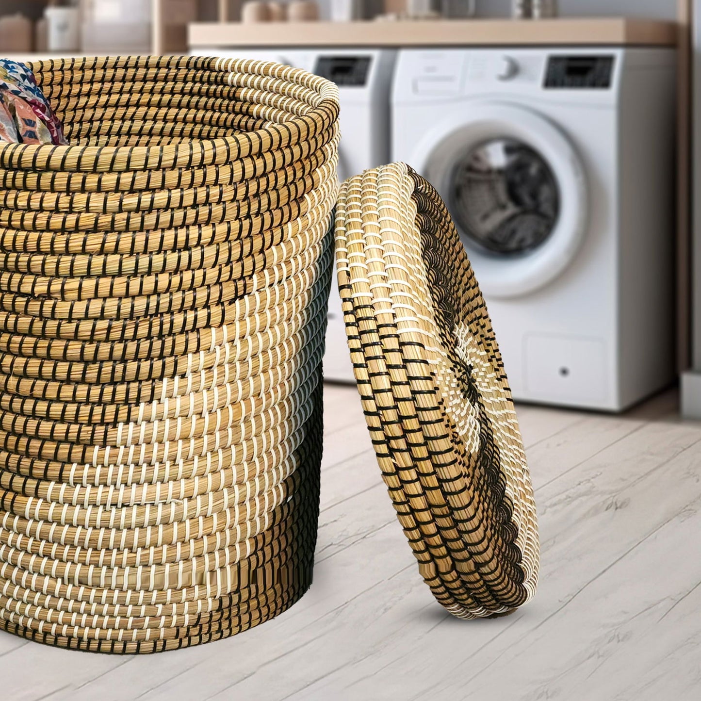 Sea-Grass Laundry Baskets (Large) - Bonart