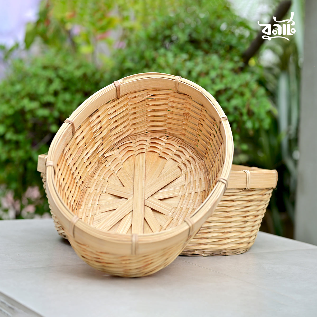 Bamboo Vegetable & Bread  Basket (Set of Two)