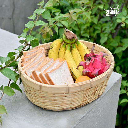 Bamboo Vegetable & Bread  Basket (Set of Two)